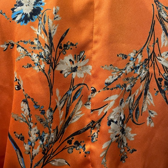 Equipment Floral Satin Wrap Dress – Fall Luxe Layer, Size S - Picture 5 of 11